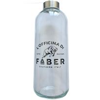 Faber Glasflasche als Trinkflasche